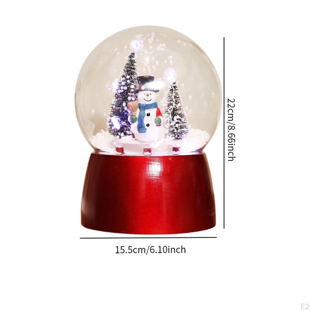 Snow Globe Lighted Christmas Decoration Festive Display Xmas Present