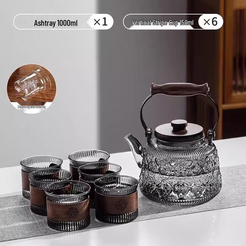 High Borosilicate Glass Multi-functional Teapot Kettle