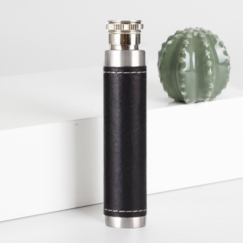 Stainless Steel Hip Flask Cylinder Wine Bottle Drinking Pocket Bottle Whisky Flagon  Vodka