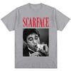 Movie Gangster Scarface Al Pacino Tshirts Unisexs Womens Plus Size Casual Short Sleeve Crew Neck Cotton Tee Unisex Fashion Tops