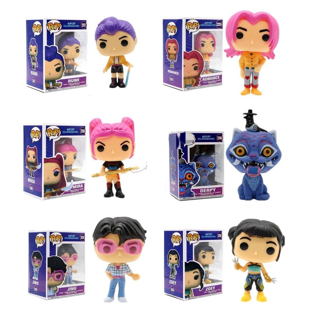 Popular Animation K-Pop Demon Hunter Figures in 2026, Funko Pop, Rumi Mira Zoi Character Figures, Celebration Presents, Fan Club Presents