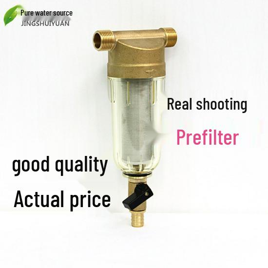 Copper Pre-filter Stainless Steel Mesh High Flow Tap Water Filter Cartridge