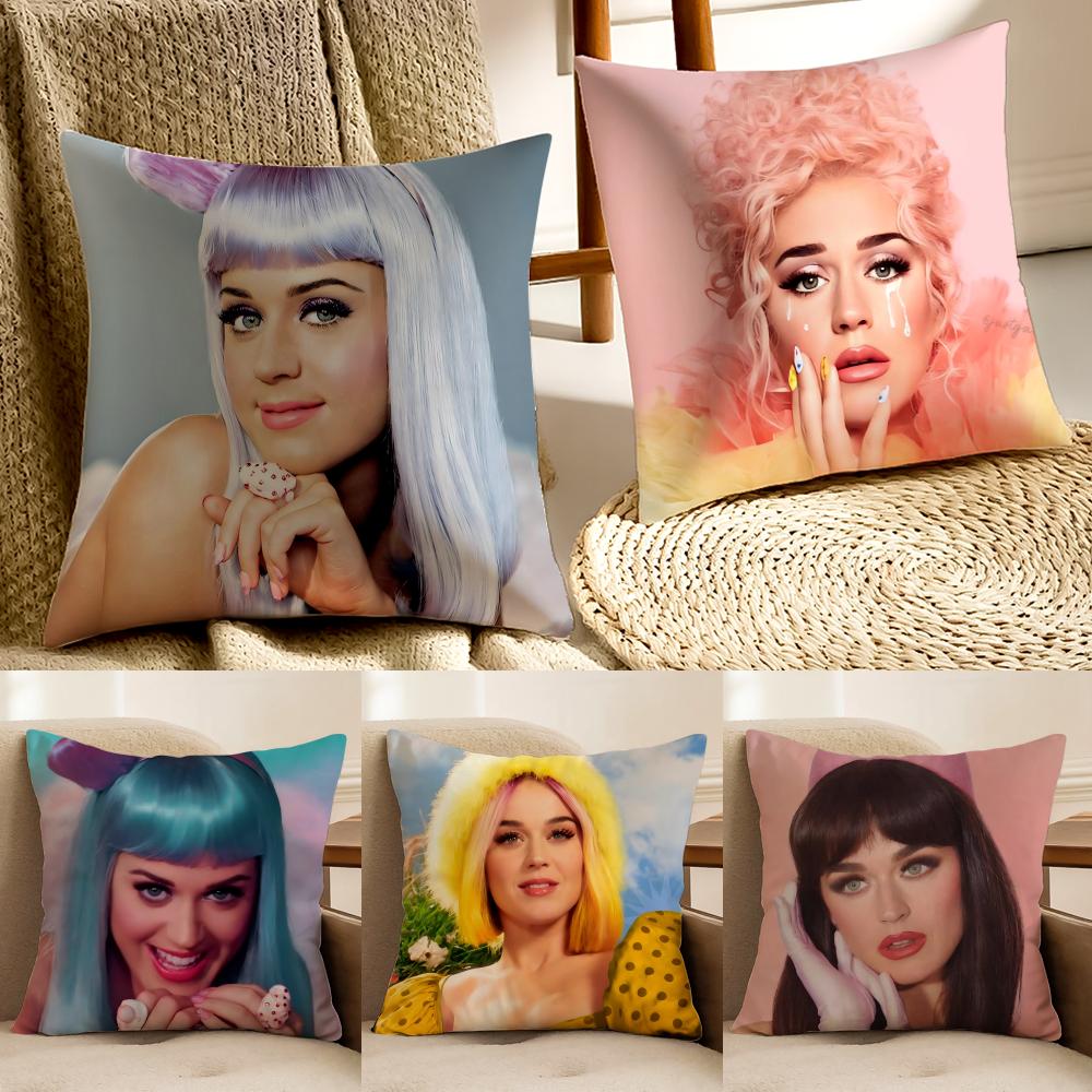 Singer KKaty Perry Cushion Cover Pillowcase Antidustmite living Room Sofa Decor Cushion Room
