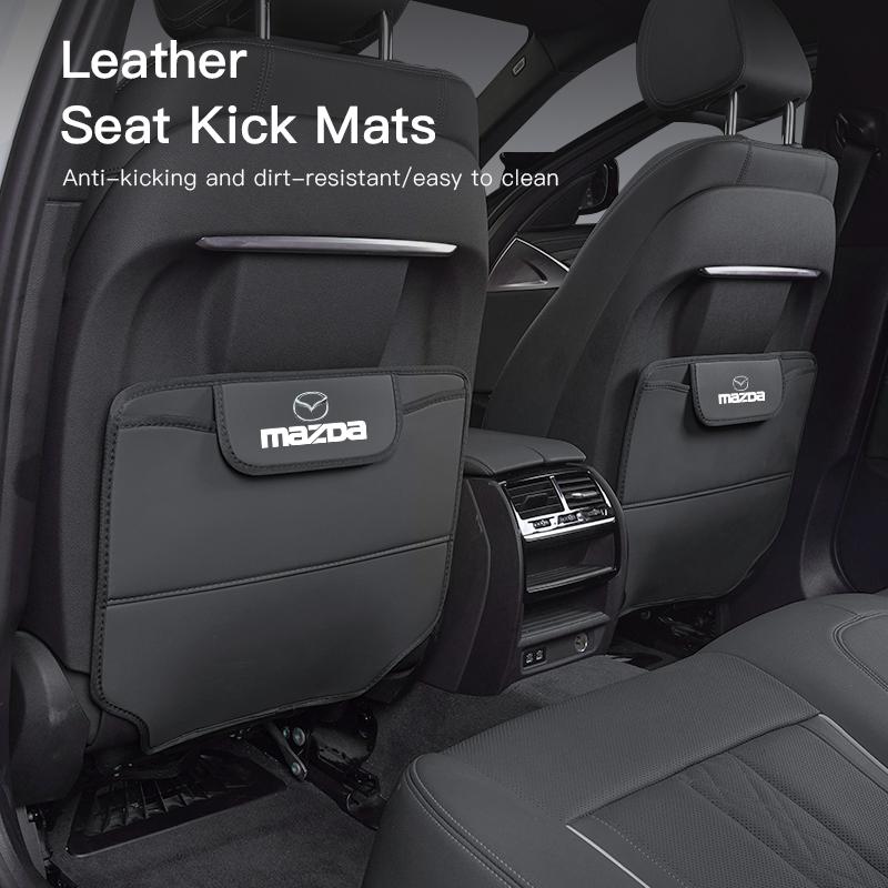 Car Seat Anti-Kick Pad Leather Cover Interior Storage Bag For Mazda 2 3 6 5 Atenza CX3 CX5 MX5 CX7 Axela CX30 CX90 CX60 CX50 CX8 bg1