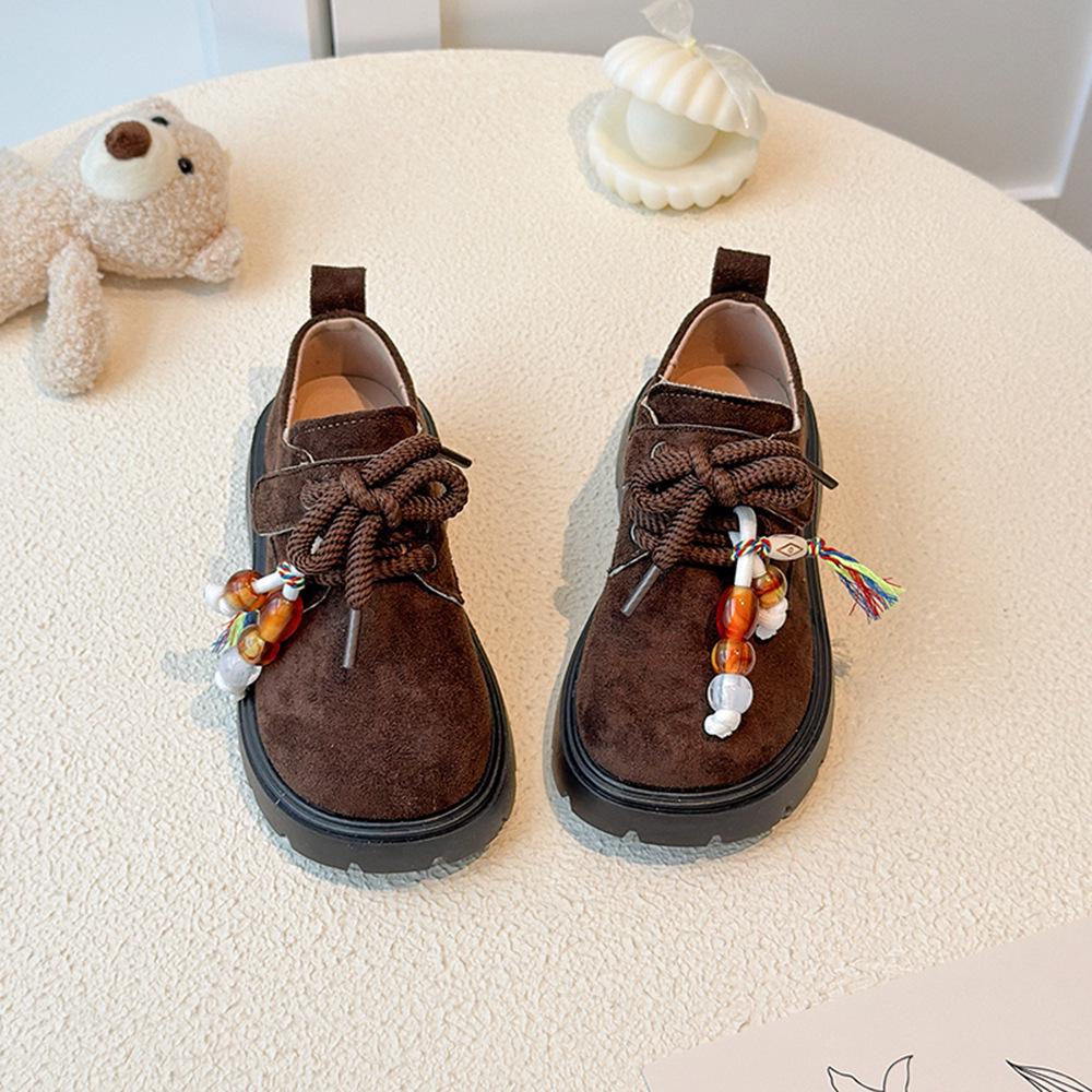 Весна/Осень 2026 Детские ретро кожаные сандалии Birkenstock - Корейский стиль, Универсальные, Мягкая подошва, Легкие