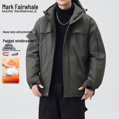 Мужская утепленная куртка Mark Fairwhale в стиле рабочей одежды с капюшоном