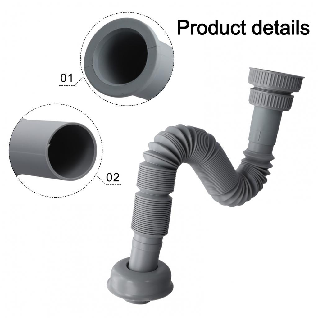 Гибкая сливная труба для раковины для эффективного отвода воды и простой установки