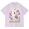 230 Gsm 100% Cotton Digimon V4 Gomamon Print Unisex Heavy Cotton T Shirt