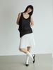 Visus Polka Dot Skirt_White