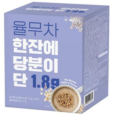 Чай Altrist Job's Tears – всего 1,8 г сахара на порцию, полезный и освежающий чай