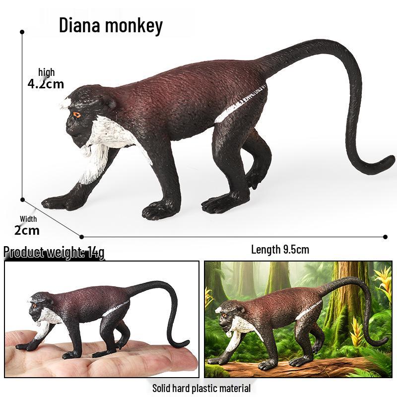 Large Red Orangutan Monkey Model - Cognitive Children's Zoo Gift