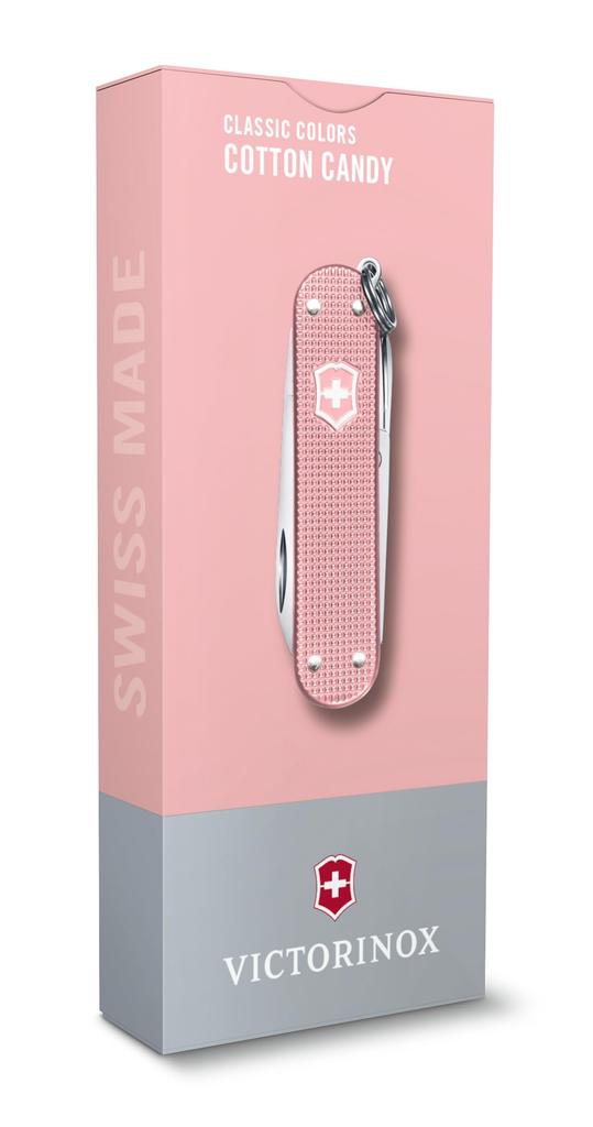 VICTORINOX Classic ALOX Classic Colors Cotton Candy Swiss Army Knife Многофункциональный нож Товары для предотвращения стихийных бедствий Подарок для кемпинга на открытом воздухе