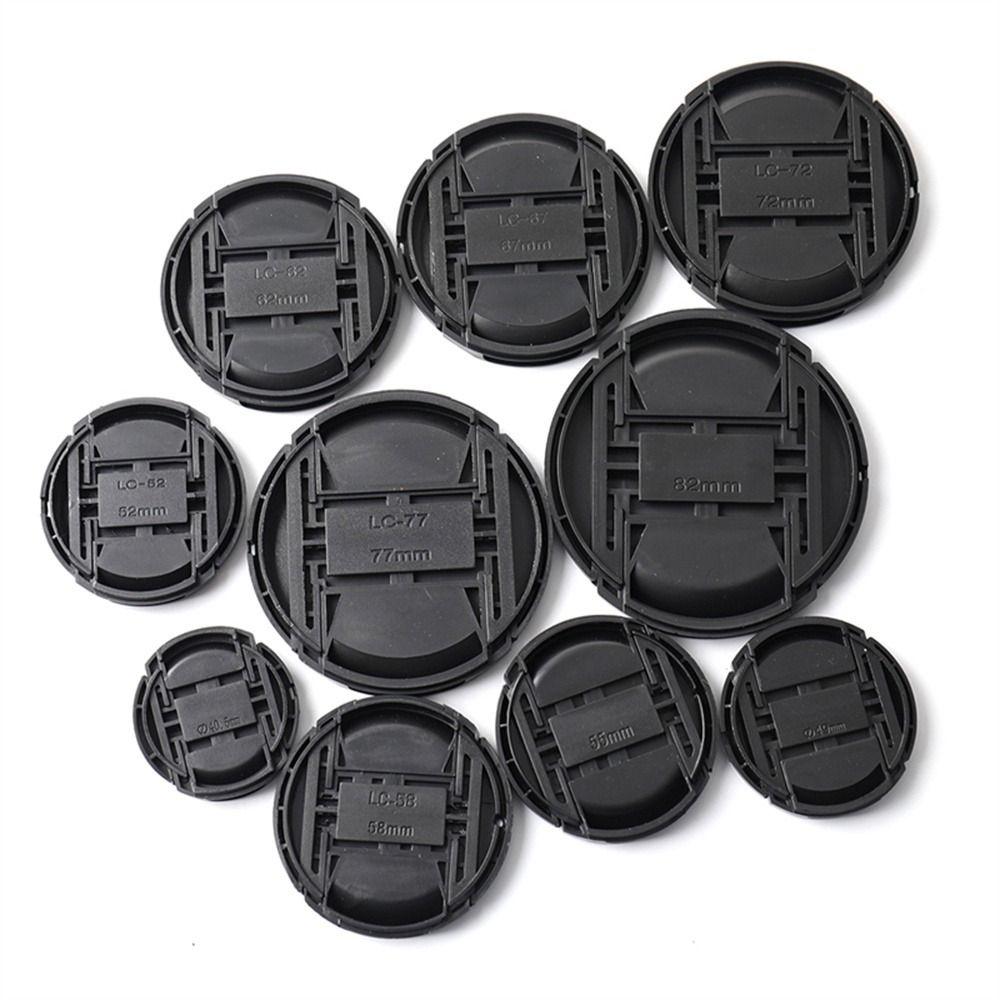 Anti-lose Cord Camera Lens Cap Snap-on Lens Cap Cover Camera Lens Cover  67mm 72mm 77mm 82mm