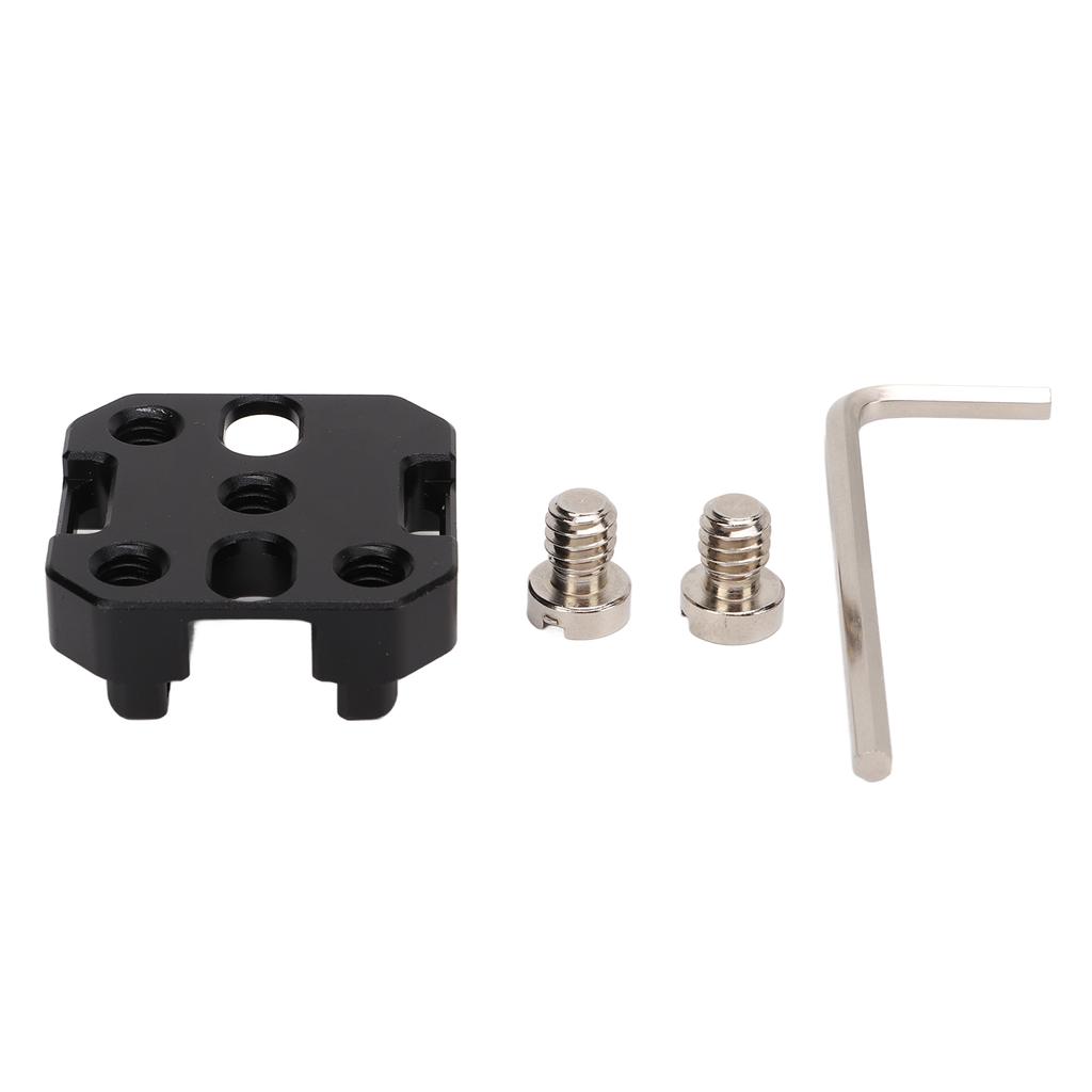 Адаптер крепления «холодный башмак» с отверстием для винта 1/4 дюйма, пряжка для плечевого ремня для клетки камеры, вспышки