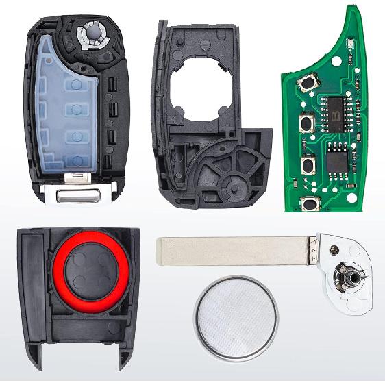 Складной брелок-ключ для Kia Optima 2016 2017 2018 2019 2020 FCC ID: SY5JFRGE04 № детали: 95430-D4010 4 Кнопки 434 МГц Бесключевой Доступ Управление Автомобилем