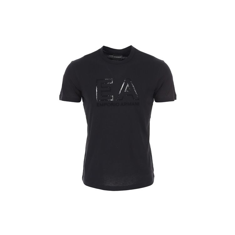 Emporio Armani Свитшот с круглым вырезом и дизайном из пайеток, мужская футболка с коротким рукавом, топ 3L1TFM-1JPZZ-0052