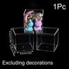 Clear Acrylic Candy Box Transparent Plastic Square Chocolate Cake Dessert Box Gift Packaging Display Box Storage Container