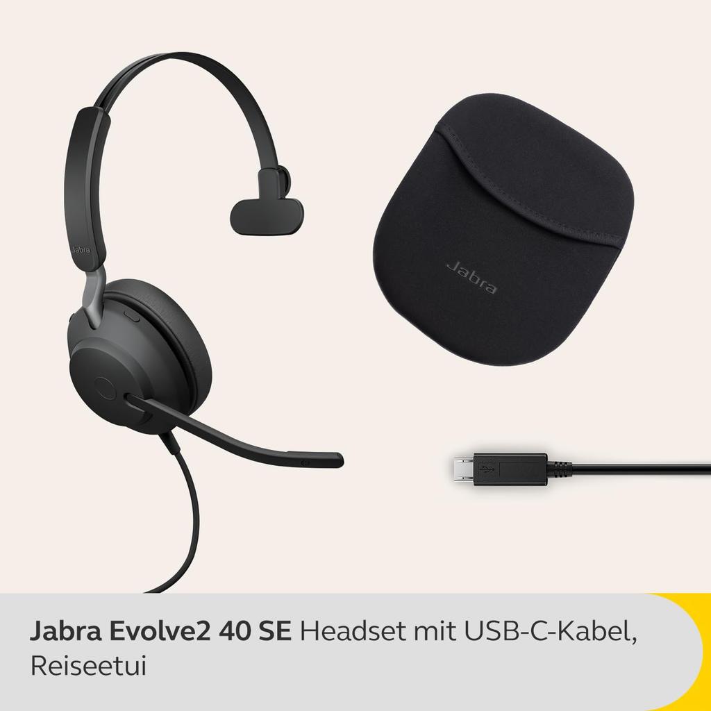 Jabra Evolve2 40 SE MS Моно USB-C 24189-899-899