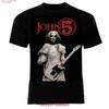 Винтажная футболка John 5 с гитарой Черная Все размеры Фан JJ2052 винтажная Стиранная Слегка дышащая с принтом Мягкая Повседневная Универсальная