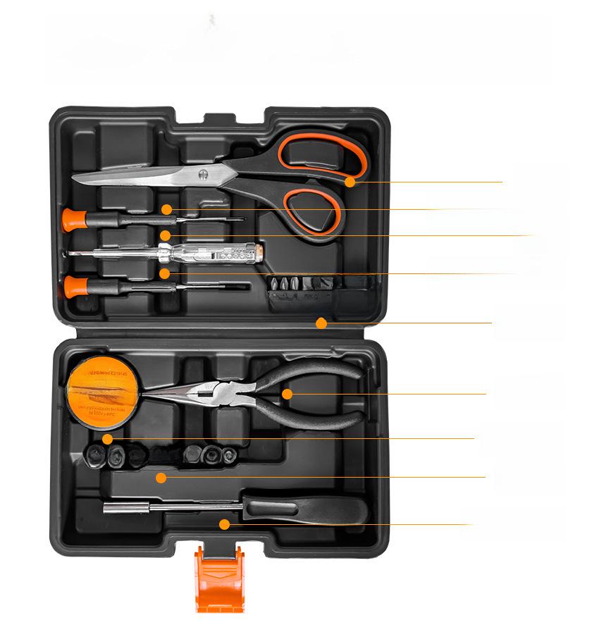 Набор бытовых электро- и ручных инструментов: Комплексный набор для деревообработки и ремонта