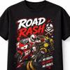 Графическая унисекс футболка с ретро-рисунком для геймера-мотоциклиста 'Road Rash Retro Motorcycle Racing Gamer Biker'