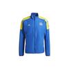 Boston Marathon Colorblock Zip-Up Long Sleeve Jacket Men Outerwear Blue GQ8331