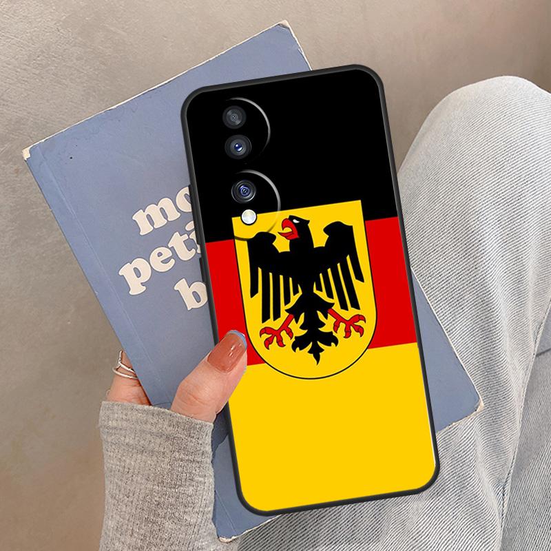 Чехол-эмблема с флагом Германии для Honor Magic 8 Pro 5 6 7 Lite Чехол для Honor 400 200 90 70 50 X8a X8b X9a X9b X9c