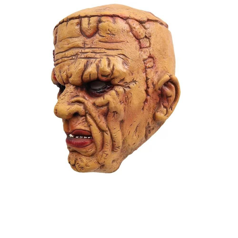 Halloween Horror Frankenstein Head Mask Latex Alien Alien Film Science Elderly Mask