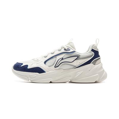 Li Ning Cloud Sea универсальные ретро толстые подошвы высота увеличивается амортизация нескользящие износостойкие поддержка низкий верх папы обувь мужские кроссовки AGCU305-2