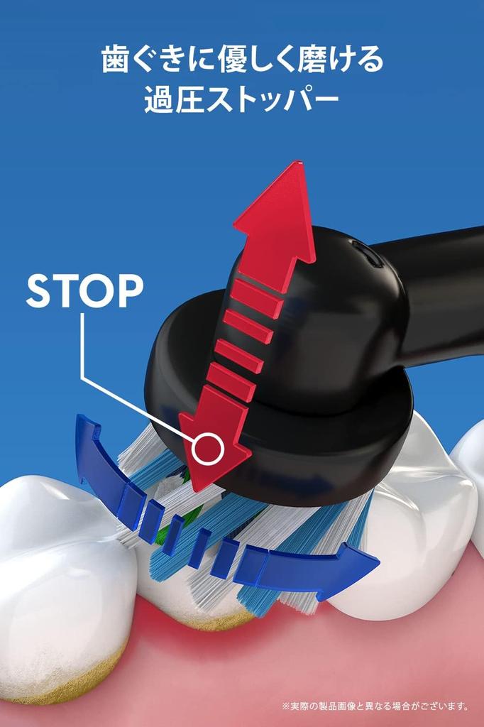 Braun Электрическая зубная щетка Oral B PRO1 Черная зубная паста D3055133BK