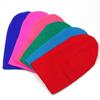 Осень-зима унисекс конфетного цвета повседневная хип-хоп шапка шапка вязаная шапка тюбетейка мягкая