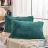 Nordic Plush Rectangular Pillowcase - Crystal Velvet Mink Cushion Cover, Solid Color