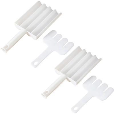 Креативный кухонный инструмент для приготовления фрикаделек своими руками, ложка с лопаткой для нарезки (4 фрикадельки *2)