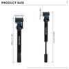 RIDERACE Bicycle Pump With Gauge Portable Hand Tire Air Inflator Aluminum Alloy Bike Air Shock Pump AV FV Presta Schrader Valve