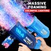 Space Electric Bubble Gun Toy Handheld Toy Bubble Gun Outdoor Toy Without Battery Without Bubble Water