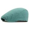 Весенне-Летние Хлопковые Однотонные Кепки-Восьмиклинки Мужские Плоские Кепки Женские Береты Художника Шляпы 19