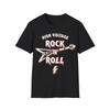 High Voltage Rock'N'Roll T-Shirt, Guitar Shirt, Hard Rock Tee, Classic Rock Top