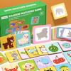 Shadow Pair Puzzle Animal Board Game Parent-Child Interactive Card Game Children's Toy Thinking Concentration Puzzle