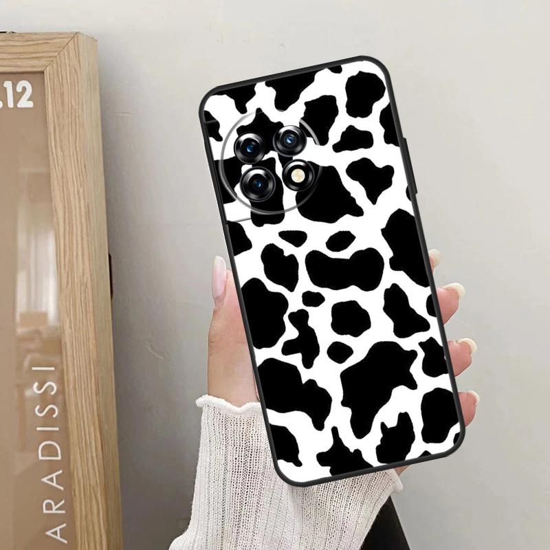 Белый Черный Чехол с Принтом Коровы Для OnePlus Nord CE 5 2 3 4 Lite N20 N30 OnePlus 15 13 12 10 R 13T 10T 11 9 10 Pro Чехол