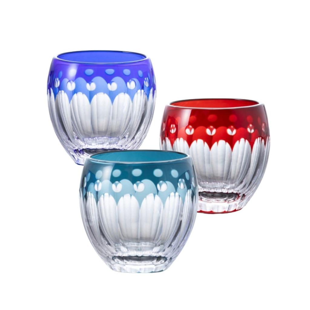 TOFUKU Trading Original Kiriko Takumi Premium Sake x Glass, Finish, Glasswork, Cup, Fuga, Blue, 55 (M60) H60mm, 110cc, TK-380