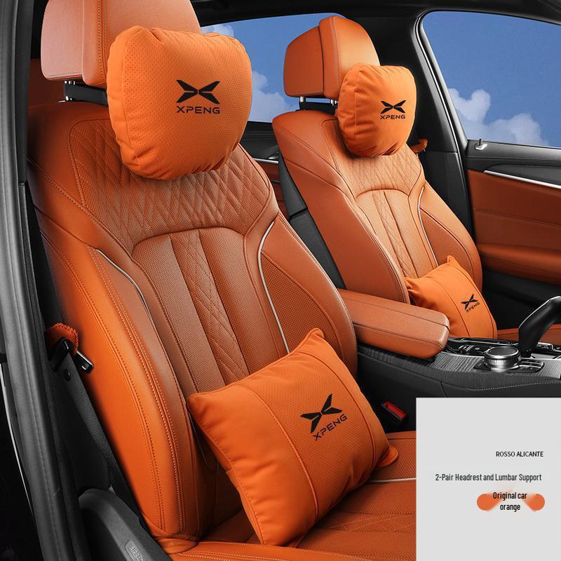 XPeng P7 Headrest & Lumbar Support, P5/G3/i G9 Neck Pillow: Maybach Style.