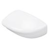 Side Mirror Cover Exterior Rearview Mirror Cover Cap Unpainted White Wing Mirror Housing for Sentra 2012 to 2019 Left
