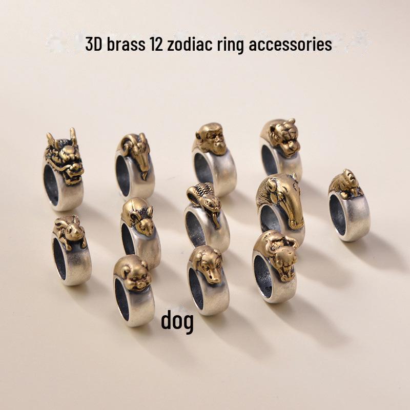 Ancient Style Zodiac Bead Bracelet DIY Accessories