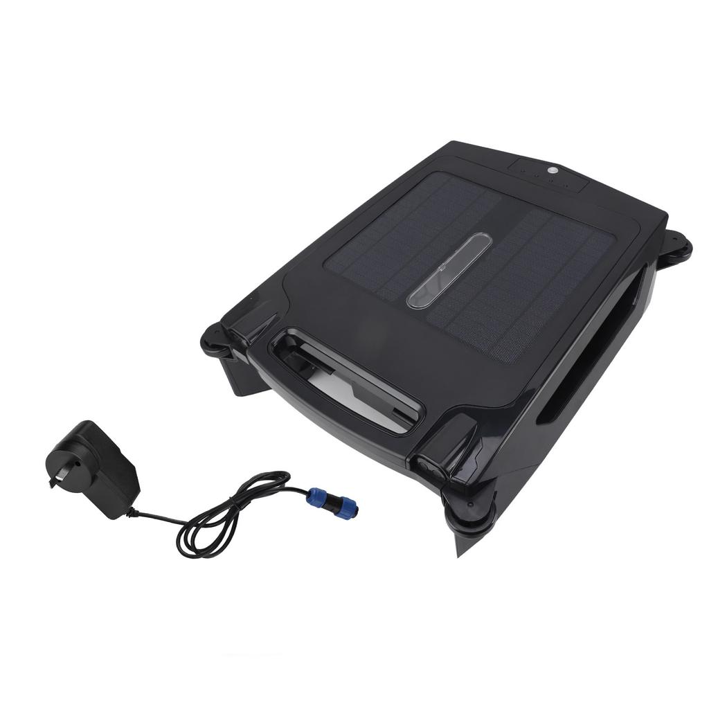 Automatic Robotic Pool Cleaner 80square Meters 400um Brushless Motor Solar Robotic Pool Skimmer with Auto