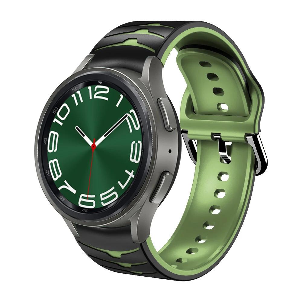 Силиконовый ремешок без зазоров для Samsung Galaxy Watch 7/6/5/4 44мм 40мм 5Pro 45мм Браслет Galaxy 6 Classic 47мм 43мм 46мм Correa