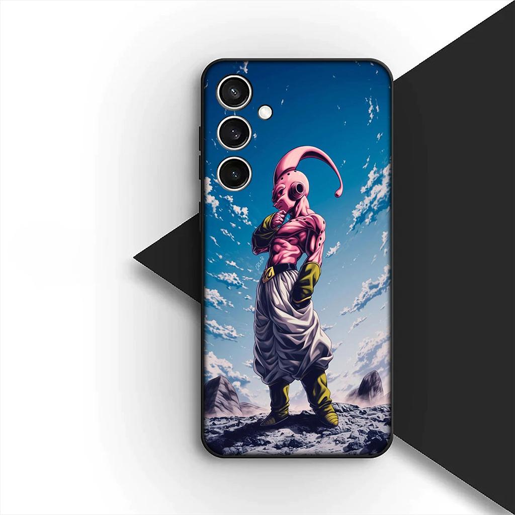 Cover for Samsung Galaxy S24 S25 S23 FE Ultra Plus S7 Edge S25+ S23+ A56 5G Phone Case Super Majin Buu Dragons Gokus Balls