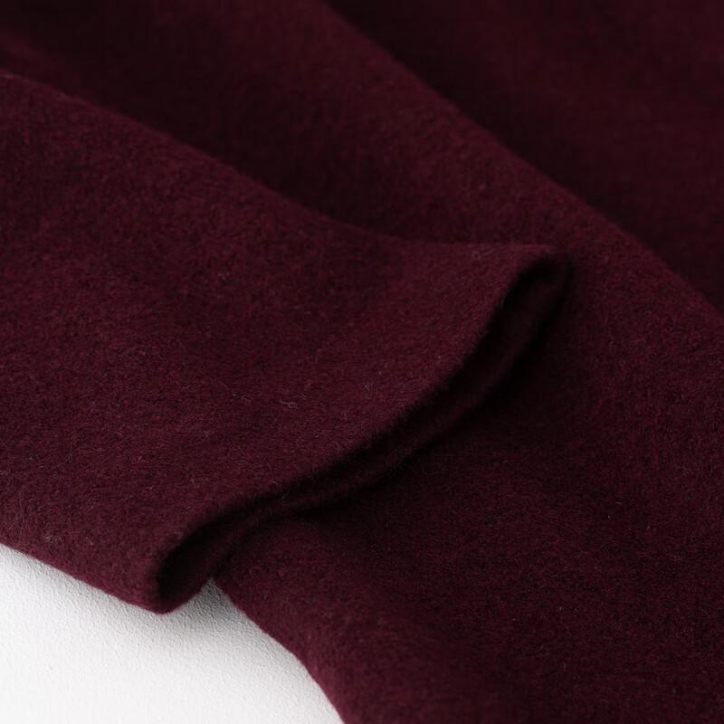 Snovefort Women's Wool Blend Lapel Spring Coat