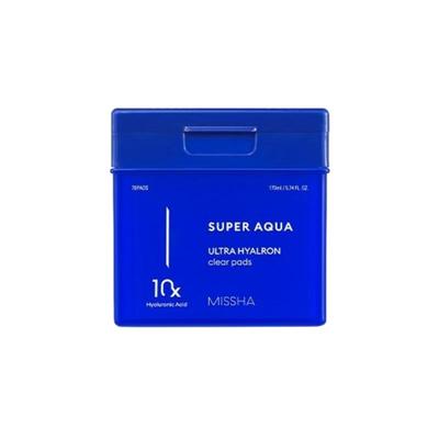 Super Aqua Ultra Hyalron Прозрачные салфетки 170 мл (70 листов)