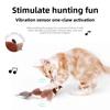 Remote Control Cat Toy Interactive Electric Fluttering Sparrow Realistic Bird Movements Engaging Pet Play Accessory