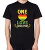 Футболка One Love Джа Раста Регги Растафарианский Топ